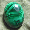 Natural Green Malachite Huge size 18x23 mm Oval Cabochon